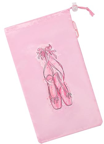 CHIZISX Borsa per scarpe da balletto Borsa per scarpe da ballo Borsa per scarpe da ballo Borsa con coulisse Borsa per scarpe da ballo per ballerini