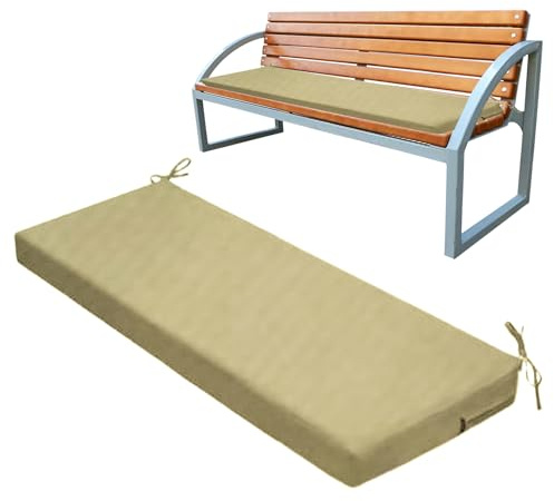 Cojín de Banco al Aire Libre, cojín de Banco de terraza - Silar de Swing de Muebles de Patio | Reemplazo de Piel de gallina, cojín de Antideslizante Resistente al derretido, Almohada de sofá
