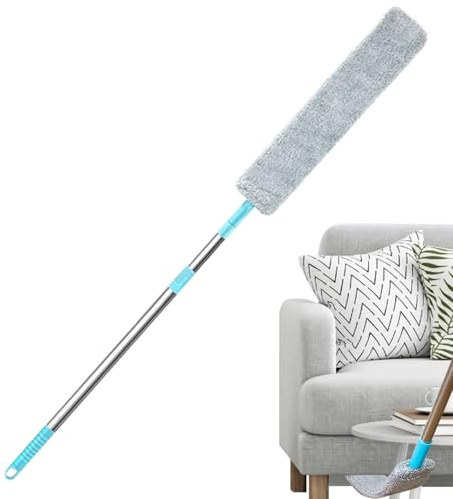 Herramienta De Limpieza Para Debajo De Electrodomésticos, Limpiador De Polvo De Microfibra Para Debajo De Electrodomésticos, Cepillo Reutilizable, Para Cocina Frigorífico Muebles Dormitorio Sala De Es