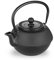 Ibili - Théière en Fonte Noire, 1,2 Litre, Intérieur Émaillé, Compatible avec les Plaques à Induction, Noir