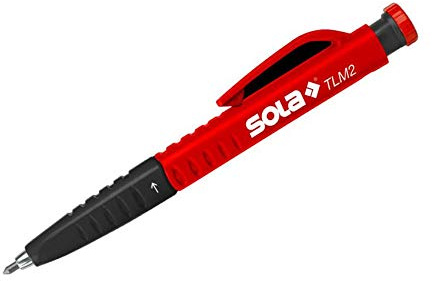 Sola djuphåls-märkpenna TLM2 integrerad vässare bältesklämma avtagbar lock grafitmin konst. 66041120