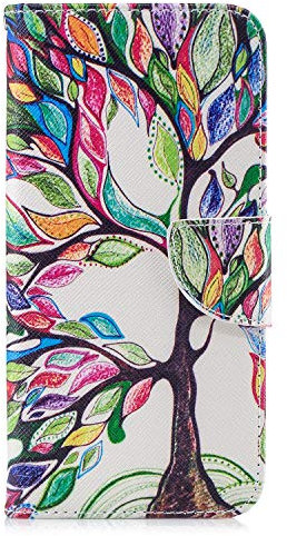 Thoankj Samsung A04 Phone Case Shockproof Slim PU Leather Flip Pouch Wallet Silicone Cover with Magnetic Stand Card Holder Slots Protective Smartphone Cases for Samsung Galaxy A04 The Tree of Life