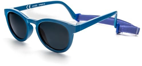 Kiddus Lunettes de Soleil Bébé 6 à 24 Mois, Polarisées CAT4 UV400, Fille Garçon 6 12 18 24 Mois 1 An 2 Ans, Très Flexibles et Légères, TPE Sans BPA, Certification CE