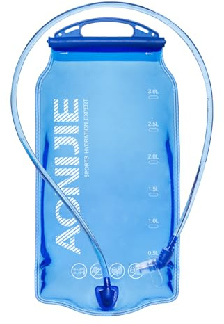 Azarxis Poche d'Hydratation 1L 1,5L 2L 3L Réservoir d'eau Pliable Sac à Eau pour Randonnée Vélo Camping Running Sac Hydratation (3L)