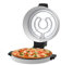 12 Zoll Elektro Pizzaofen Steinofen Elektrisch Pizza Ofen mit 2000 W Leistung Pizzamaschine für den Innenbereich zu Hause oder in der Schule (EU-Stecker 220 V)