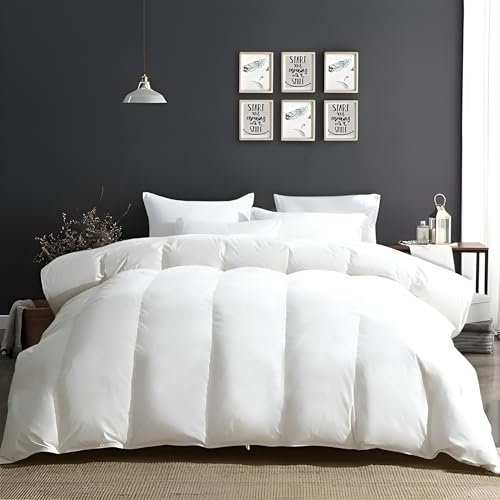 MH Home King Duvet, 4.5 Tog All Year Round Microfiber Soft Breathable Duvet, Ideal for Summer & Winter, Machine Washable (4.5 Tog - King)