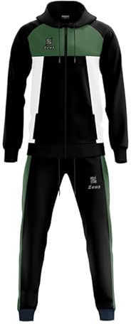 Tuta Capua per Zeus Linea Relax Sport Calcio Fitness Football Tracksuit Training Tempo Libero Free Time Palestra Felpe Felpa Calcetto Allenamento Tute
