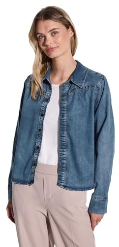 Street One dam A345535 jeansblus med nitar