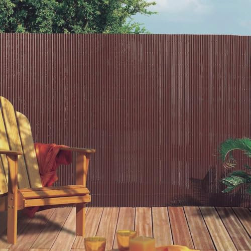 CAÑIZO PVC Simple Cara PLASTICANE MARRÓN NORTENE 2X3 M