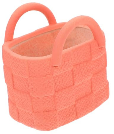 ULTECHNOVO 1pezzi Vaso in Decorativo Creativo Forma Borsa Bottiglia Per Fiori Contenitore Per Fiori Per