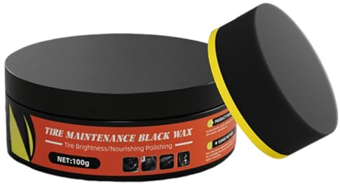 Brillantador Para Neumáticos De Automóviles | 100g De Limpieza Para Vehículos - Limpiador Y Brillantador Para Neumáticos Con Revestimiento Impermeable - Para Camión Remolque Tractor Autocaravana SUV E
