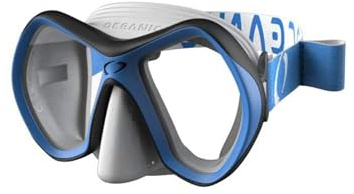 Oceanic Kids Snorkel Mask for Ages 6-14, Kids Swimming Goggles with Nose Cover, Tempered Glass Lens, UV Protection, Soft Silicone Seal, Adjustable Fabric Strap