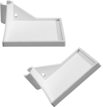 Fcnjsao Paquete de 2 estantes esquineros para tienda de cultivo, ajustable, para interiores, para invernaderos, accesorios, estante multiusos