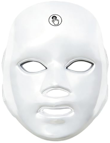 LED – Luz azul portátil, dispositivo de belleza, multicolor, máscara facial inalámbrica con rejuvenecimiento de la piel y efecto de elevación para mujeres, cuidado de belleza, iluminador