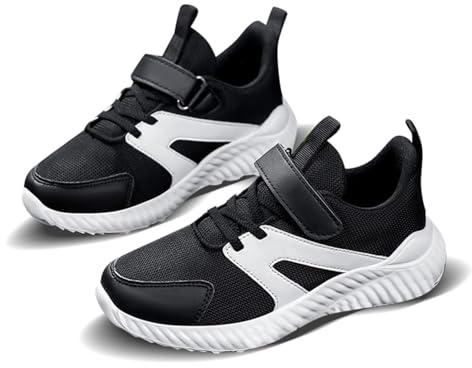 Sneakers Ragazzo Traspiranti Scarpe Sportive Ragazzo Scarpe Senza Lacci Traspirante Mesh Infila Leggero Interno Esterno Allenamento Tennis Corsa Gioco Scarpe da Ginnastica Sneaker attività