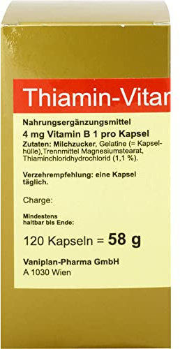 Thiamin Kapseln Vitamin B1