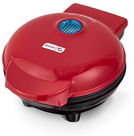 Dash Mini Maker Grill - Compact & Indoor Electric Grill - Efficient & User-Friendly Device with Nonstick Surface - Quick Heat-Up System - Easy-to-Clean & Store - Red