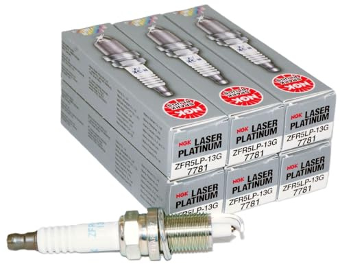 NGK Spark Plug ZFR5LP-13G 7781 Pack of 6