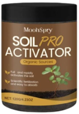 Soil Activated,Premium Organic Soil Activator and Plant Fertilizer for Raised Garden Beds, Potting Mix&Seedling Compost, Dirt Health Booster,Prevent Compaction