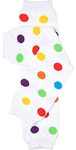 juDanzy Baby Toddler and Child Polka Dot Leg Warmers (Rainbow Polka Dot One Size)