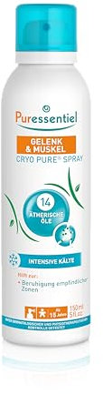 Puressentiel - Articulaciones y Músculos - Spray Cryo Pure - Efecto frío intenso, rápido, y duradero - Dolores inflamatorios - 150 ml