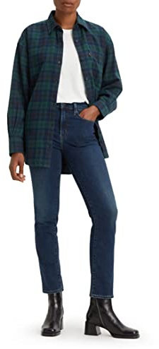 Levi's 724™ High Rise Straight Women's Jeans, Blue Swell, 30W / 30L