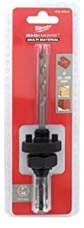 Milwaukee 4932464941 Adaptor and Pilot Drill for BIGHAWG Multi-Material Hole Saw Multi-Coloured