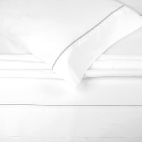 Burrito Blanco | Juego de Sábanas 50% Algodón 50% Poliéster Cama 150 Blanco