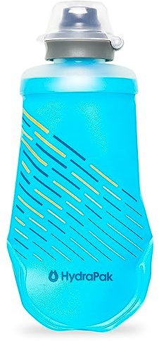HydraPak Softflask 150ml - Flacone Flessibile per Nutrizione da Trail Running - Bottiglia Pieghevole per Gilet Corsa - Blu