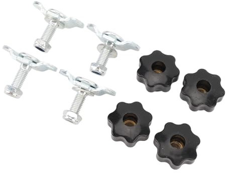 Raccordi per Prigionieri a L, Kit di Fissaggio per Binari del Rimorchio con Accessori di Installazione Perni di Montaggio per Bulloni per Linee Aeree in Acciaio Al Carbonio per