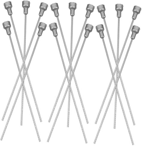 Hemobllo 15pezzi Bastoni Estensibili per Fiori Aste per Composizioni Floreali Steli per Fiori Artificiali e Bouquet Materiale Trasparente Facili da Utilizzare per Decorazioni e