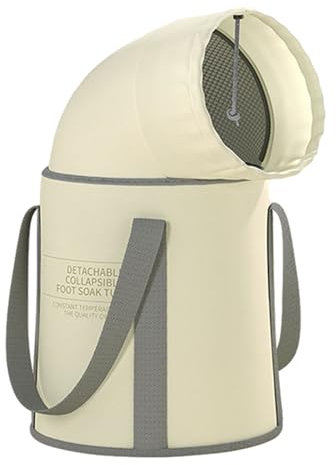 Seau de trempage de pied portable - baignoire de lavage pliable de pied | Piets de pédicure de trempage avec poignées pour le spa à domicile, voyage, linge, utilisation de camping en plein air, salle
