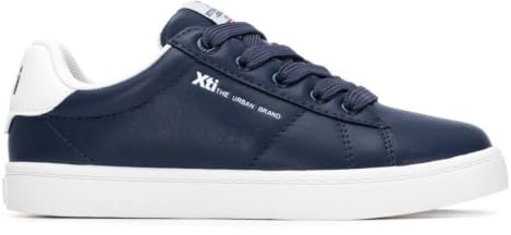 XTI - Zapatilla Niño Navy - Calzado Cómodo y Versátil - Moda Casual - Modelo 15302501 (Talla 36)