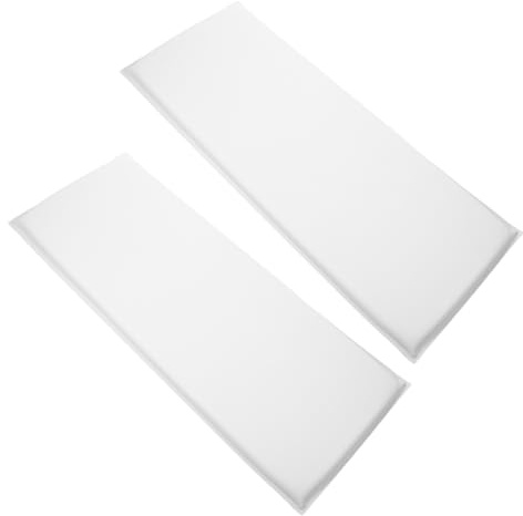 jojofuny Panneaux Muraux Autocollants 3d Anti-collision pour Chambre D'garçon et Filles, Coussins Muraux Rembourrés 50 X 20 Cm, Protection Murale Amovible Ivoire, 2 Pièces pour