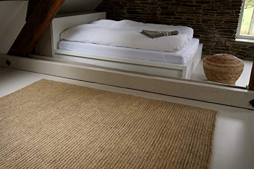 floor factory tappeto moderno naturale Juta beige naturale 160x230cm tappeto tessuto a mano di 100% fibra naturale