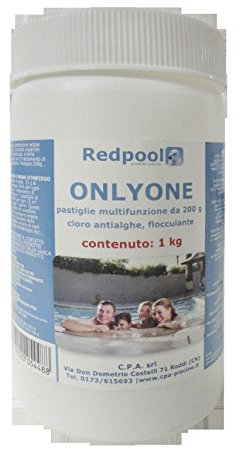 MULTIFUNZIONE TRIPLEX CLORO ALGHICIDA FLOCCULANTE PASTIGLIE PISCINE 1 KG