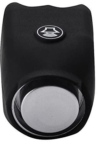 Anneau de Bicyclette électrique Bell 120dB vélo Cloches klaxon résistant à la Pluie VTT vélo Guidon Cloche pour vélo en Plein air Utiliser Montagne Route vélo VTT BMX vélo électrique(Noir)