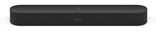 Sonos Beam Compact Smart Soundbar with Amazon Alexa Voice Control in Black (Renewed)