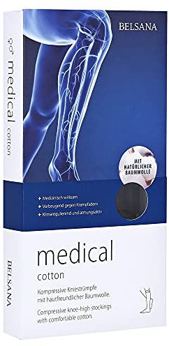 BELSANA med cotton AD Gr.M Gr.42-44 schwarz