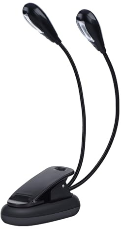 Lampe à clipser portable USB rechargeable pour support de musique à LED pour lire des livres ,des magazines et etc . (8 perles) ,Accessoires De Jeu , Aider ,corriger