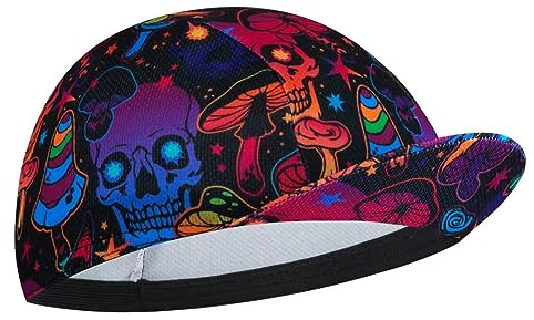 BikingBros Casquettes de cyclisme pour casquette de vélo légère avec casquettes de cyclisme pour sous le casque unisexe, taille unique