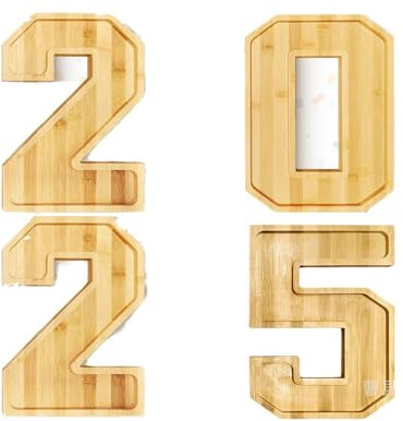 Alipis Holz Wursttablett Mit Zahlen Befüllbar Serviertablett Für Snacks Trockenfrüchte Süßigkeiten Robustes Und Langlebiges Design Für Haushalt Und Feiertage