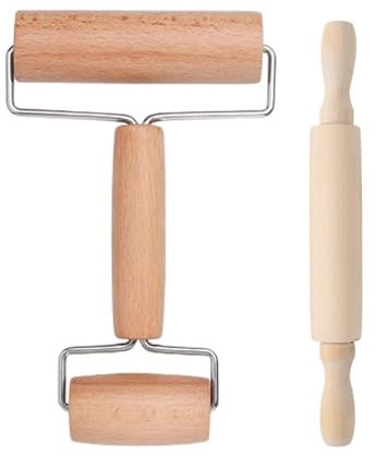 1 Mattarello Con Due Estremità, 1 Mattarello, Mattarello, Pasta Piccola E Media Per Stendere, Mattarello Su Entrambe Le Estremità, Accessori Da Forno