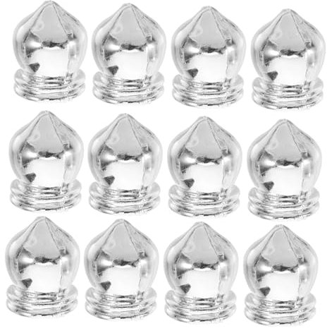 Milisten 20pièces Décorations Plastique pour Sommet De Drapeau Ornements De Finial pour Poteaux Accessoires De Décoration Esthétique pour Poteaux De Drapeau