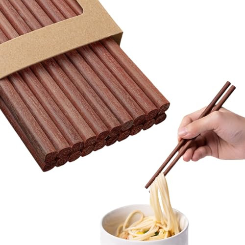 20 Paia Bacchette Sushi Lavabili, Bacchette Cinesi Riutilizzabili, Riutilizzabili Antiscivolo Bacchette, Molto Adatto ai Principianti, Design Antiscivolo, Adatto per il Cibo del Ristorante