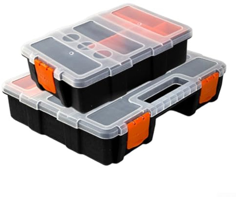 Lot de 2 boîtes de tri pour une organisation efficace des outils et des petits objets