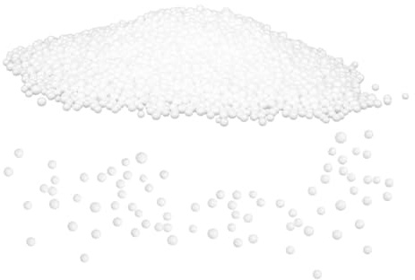 Amosfun Bean Bag Filler Beads White Foam Particles for Sofa Pillow Filling Refill Cushion Stuffing Soft Odorless Support for Bean Bag Chairs and Loungers