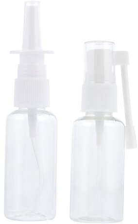 Toyvian 2 Piezas Botellas de Lavado Nasal Portátiles para Bebés, Pulverizador para Limpieza Nasal y Ocular Confiable e Higiénico