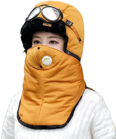 Gorro de Cazador de Invierno para Hombre Protector Facial de Invierno de