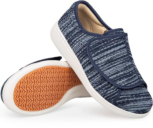 Kinengxi Chaussures Pieds Diabétiques Larges pour Femmes Hommes